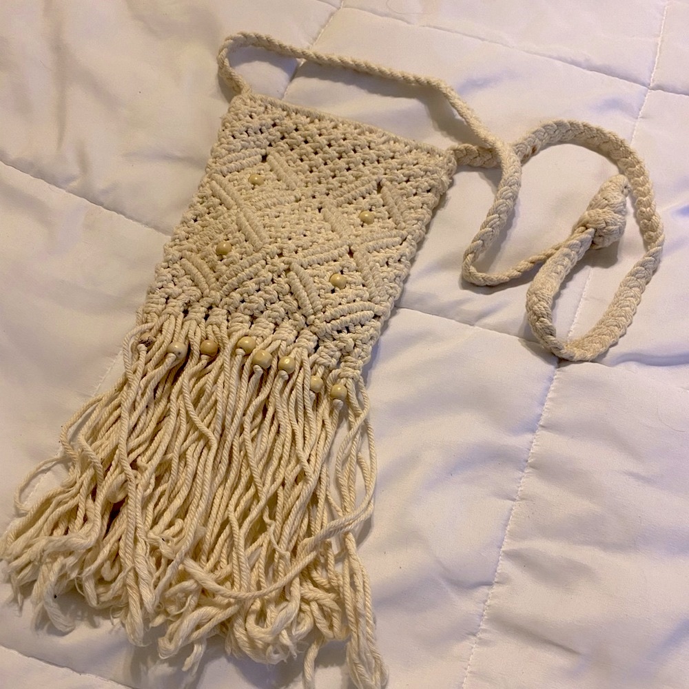 Forever 21 Women’s Knitted Crossbody/Shoulder Bag